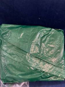 lot 76586 image: 10x10 HEAVY DUTY GREEN TARP