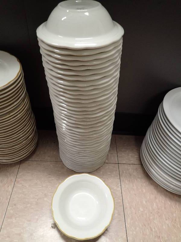 lot 1773 image: Lot Of (40) Buffalo China 6.5 Side Bowls
