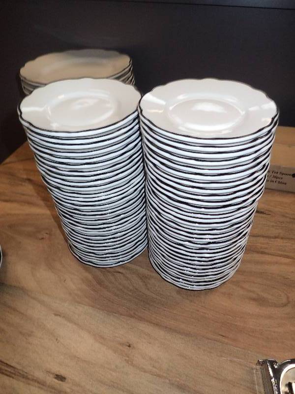lot 1788 image: (56) Buffalo China 5.5 Round Side Plates