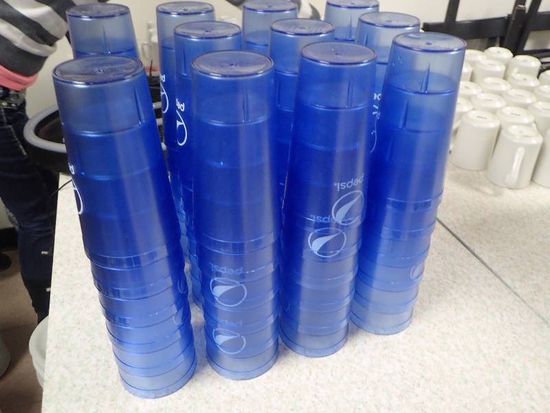 lot 1797 image: Lot Of (70) Pepsi Branded 16oz Beverage Cups