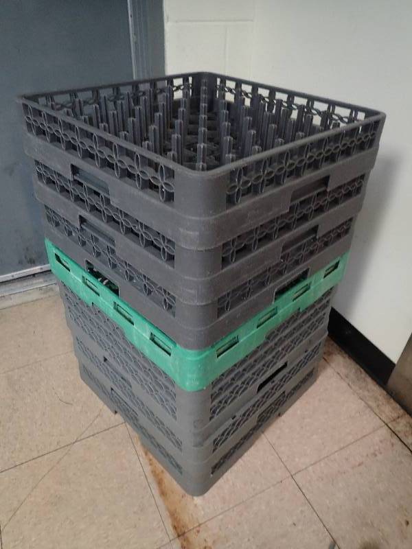lot 1837 image: Lot Of (6) Commercial Dishracks