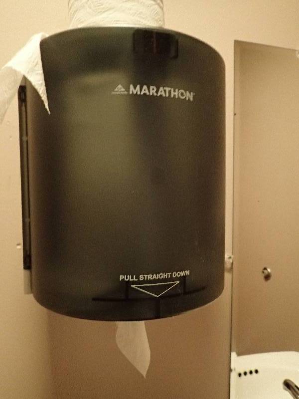 Marathon Paper Towel And Soap Dispenser Riverbank Cafe Closing