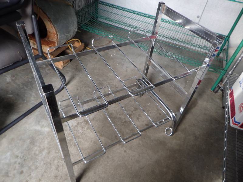 lot 1851 image: 2 Tier Bag And A Box Rack