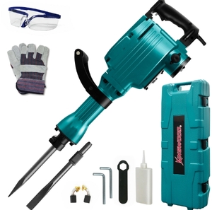 lot 51007 image: Heavy Duty 14a Electric Demolition Jack Hammer Concrete Breaker Retail $189.99
