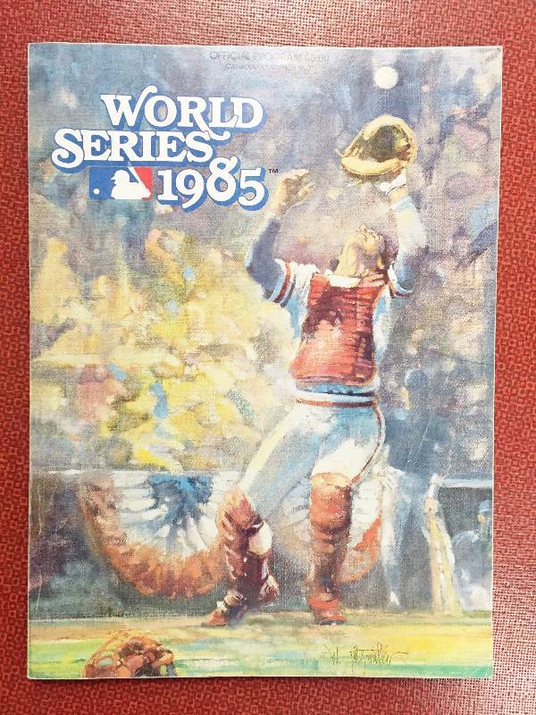 lot 1035 image: 1985 Kansas City Royals World Champions Authentic Game Program - Near MintMint Condition - THE RAREST ROYALS PROGRAM IN THE HOBBY - PIECE OF ROYALS HISTORY