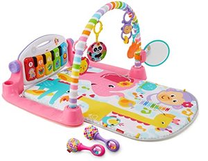lot 9029 image: Fisher-Price Deluxe Kick & Play Piano Gym & Maracas Amazon Exclusive