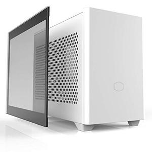 lot 9087 image: Computer Case Cooler Master NR200P White SFF Small Form Factor Mini-ITX Case with Tempered glass or Vented Panel Option