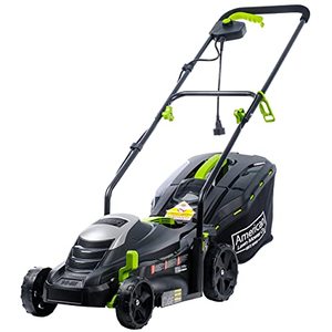 lot 9104 image: American Lawn Mower Company 50514 14-Inch 11-Amp Corded Electric Lawn Mower, Black