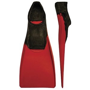 lot 9107 image: FINIS Long Floating Fins for Swimming and Snorkeling , BlackRed , XL (US Male 9-11  US Female 10-12)