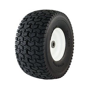 lot 9127 image: Marathon 30426 15x6.50-6 Flat Free Lawnmower Tire on Wheel, 3 Hub, 34 Bushings