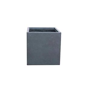 lot 9149 image: Kante RF0001C-C60121 Lightweight Concrete Modern Square Outdoor Planter, 16 x 16 x 16, Charcoal