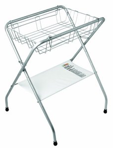 lot 9157 image: Primo Folding Bath Stand, Silver Gray