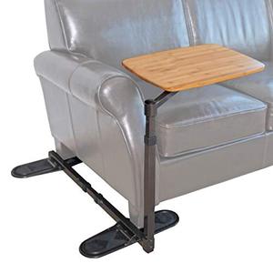 lot 9257 image: Able Life Universal Swivel TV Tray Table, Portable Laptop Desk, Adjustable Couch Desk for Computers