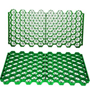 lot 9282 image: VEVOR Permeable Pavers 1.9 Depth Gravel Driveway Grid Flat-Interlocked Grass Pavers HDPE Green Plastic Shed Base for Landscaping and Soil Reinforcement in Parking LotsFire Lanes (Pack of 4-11 Sf)