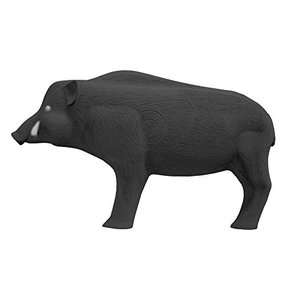lot 9300 image: Shooter Field Logic 3D Archery Hog Target, Black, One Size