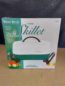 lot 3772 image: west bend electric skillet