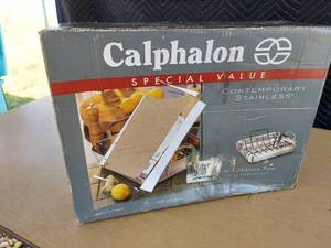 lot 3776 image: Calphalon roaster and rack