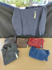 lot 3789 image: 3xl thermal henleys