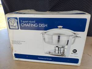 lot 3812 image: 5 quart chafing dish