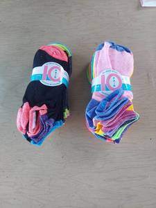 lot 3818 image: (2) 10 pack girls socks
