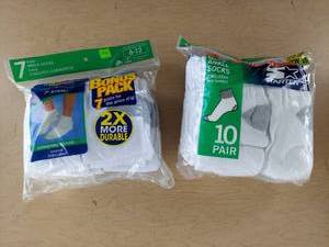lot 3947 image: (2) packs ankle socks