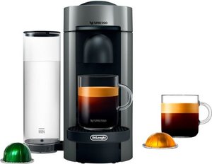 lot 27997 image: $$ Nespresso Vertuo Plus Coffee and Espresso Maker by DeLonghi, Grey - Grey,Retail $159.99