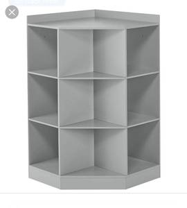lot 71267 image: $$RiverRidge 02-145 Corner Cabinet, Gray,Retail $241.99
