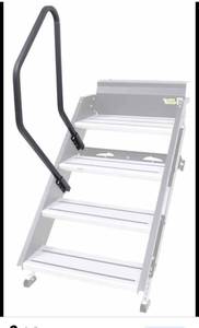lot 71297 image: Lippert Entry Assist Handrail for SolidStep Manual RV Step