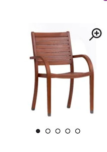 lot 71307 image: $$ Amazonia Catalina Stacking Armchairs (Set Of 2),Retail $250.00