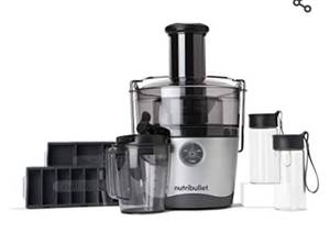 lot 71336 image: NutriBullet Juicer Pro Centrifugal Juicer Machine for Fruit, Vegetables, and Food Prep ,MISSING All ACCESSORIES 