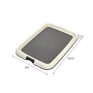 lot 71352 image: IRIS Medium Pet Training Pad Holder Dark Gray