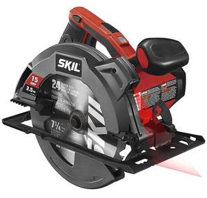 lot 1755 image: SKIL 15 Amp 7-14 Inch Circular Saw with Single Beam Laser Guide