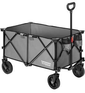 lot 1761 image: Heavy Duty Folding Collapsible Wagon