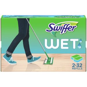 lot 1766 image: Swiffer Sweeper Wet Mopping Cloths, Fresh Scent, 64 count