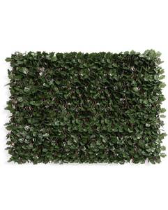 lot 1849 image: DOEWORKS Expandable Fence Privacy Screen for Balcony Patio Outdoor(Double Sides Leaves), Faux Ivy Fencing Panel for Backdrop- 2PACk