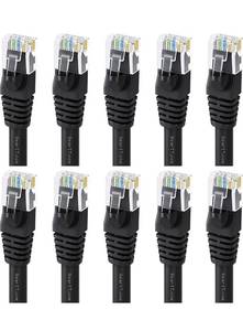 lot 1869 image: 2 lots. GearIT Cat 6 Ethernet Cable 6 ft (10-Pack) & 2pcs Pack2.5 Hard Drive Caddy Tray for Dell PowerEdge Server