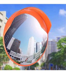 lot 1873 image: 24 Security Mirror PC Convex Traffic Mirror Wide Angle Curved Safety Mirror