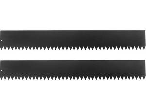 lot 1894 image: 2 Pcs Hammer-in Landscape Edging 40 x 6 Inch Strips Cor-Ten Steel Garden Edging Border Project No-dig Lawn Decorative Fence