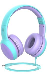 lot 1895 image: set of 2. gorsun Kids Headphones with Limited Volume, Childrens Headphone Over Ear, Toddler Headphones for Boys and Girls, Wired Headset Earphones for Children