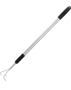 lot 1909 image: Kinedoo Extendable Handle 3-Tine Hoe,Hand Cultivator Rake Tiller Tool,for Gardening Cultivating Loosening Weeding