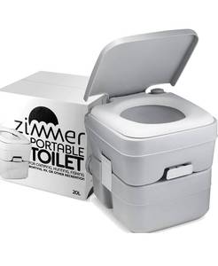 lot 1964 image: Portable Toilet Camping Porta Potty - 5 Gallon Waste Tank -