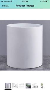 lot 1968 image: FaithLand Plant Pot 10 inch - Perfectly Fits Mid-Century Modern Plant Stand -