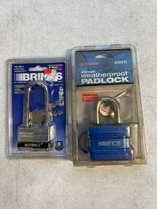 lot 2009 image: Set of 2 Padlocks