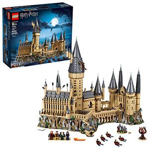 lot 102 image: LEGO Harry Potter Hogwarts Castle 71043 Castle Model Building Kit with Harry Potter Figures Gryffindor, Hufflepuff, and More (6,020 Pieces)   (Retails $469)