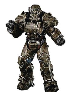 lot 105 image: ThreeZero Fallout T-60 Camouflage Power Armor 16 Scale Collectible Figure, Multicolor   (Retails $429)