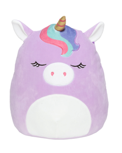 lot 46087 image: Squishmallow Large 16 Silvia The Purple Unicorn - Official Kellytoy Plush - Soft and Squishy Unicorn Stuffed Animal Toy