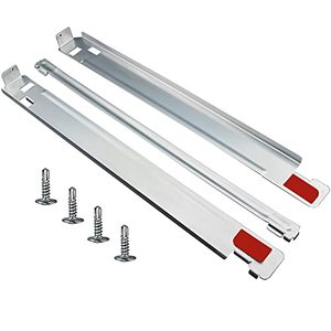 lot 49170 image: KSTK1 27-inch Laundry Stacking Kit for LG Washer & Dryer - Solid Metal with Chrome Coated