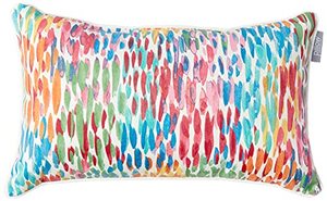 lot 49195 image: Pillow Perfect Rectangular Throw Pillow, Multicolored  (Set of 2) (Stock photo different than actual product)