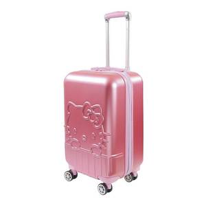lot 49222 image: Ful Hello Kitty 21-Inch Carry-On Hardside Spinner Luggage, Pink