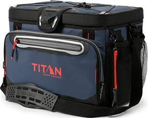 lot 49933 image: Arctic Zone Titan Deep Freeze 30 Can Zipperless Cooler, Blue
